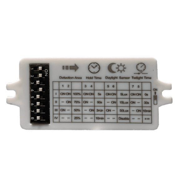 Inställningar Roundy sensor